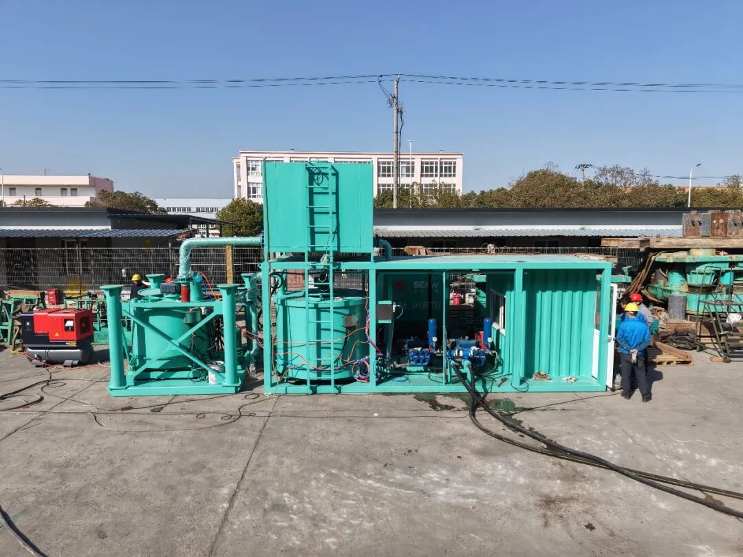 A triumphant march through the harsh winter! SEMW's soft soil treatment equipment sets off for Singapore